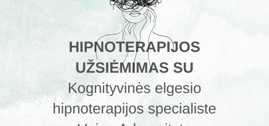 Hipnoterapijos užsiėmimas