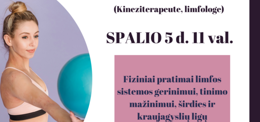 Mankšta su kineziterapeute