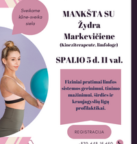 Mankšta su kineziterapeute