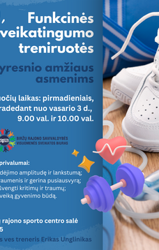 Funkcinės sveikatingumo treniruotės vyresnio amžiaus asmenims