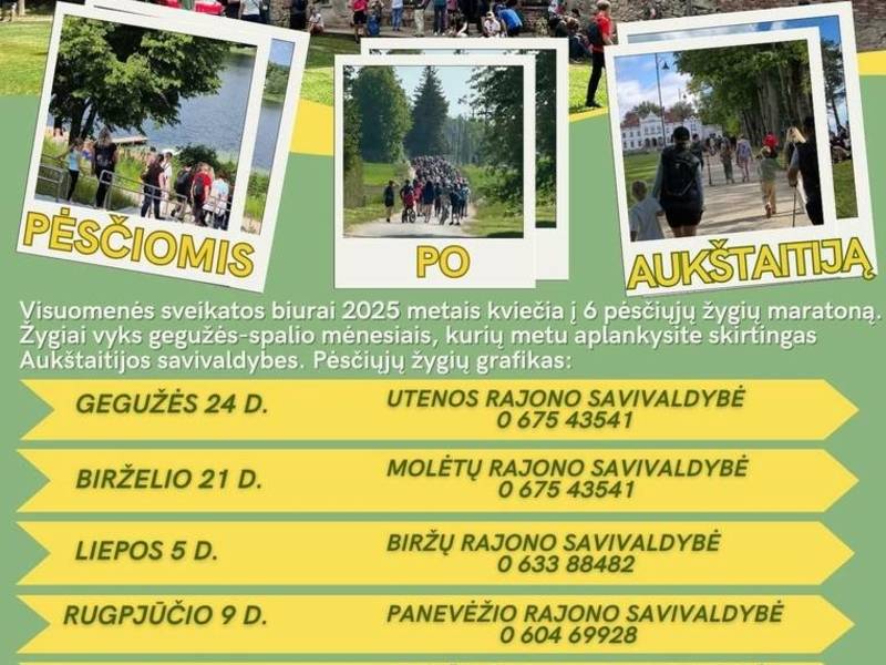 Pėsčiomis po Aukštaitiją